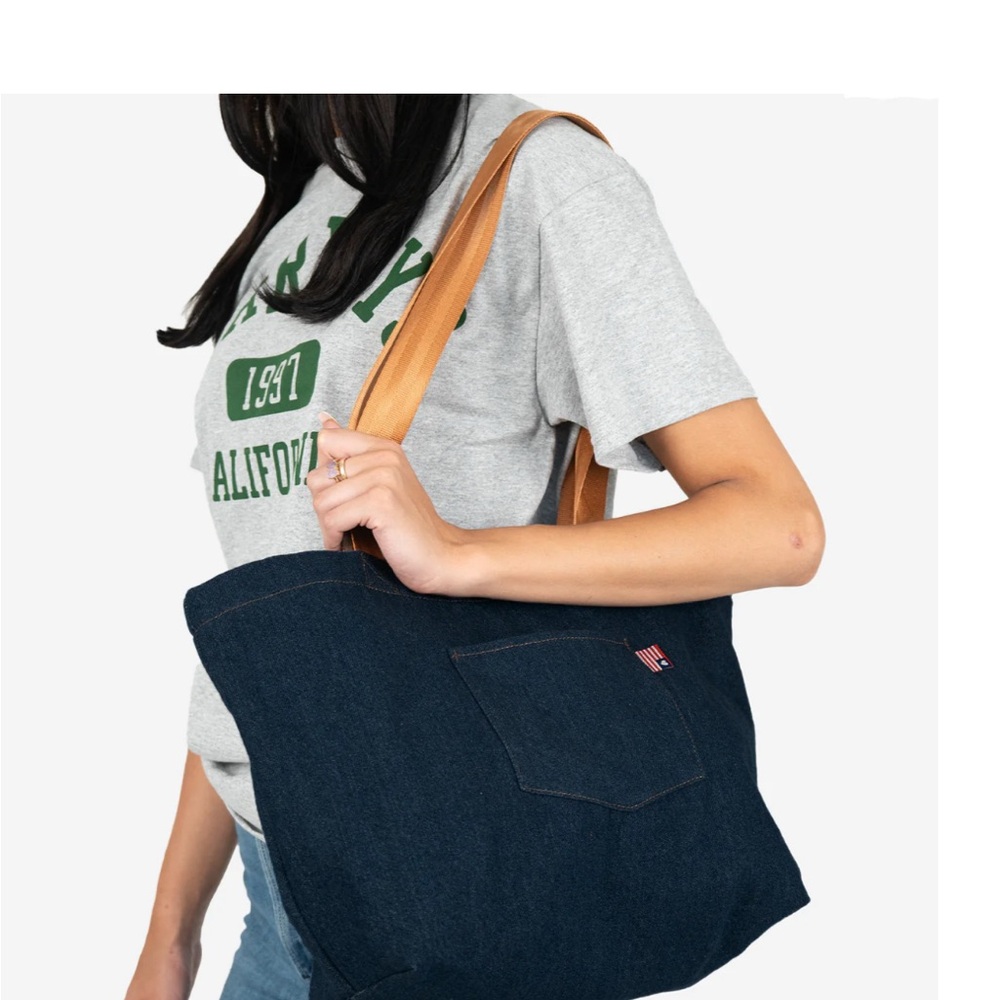 Harveys seatbelt Tote bag Denim